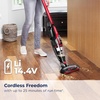 image:imageBissell 3061 Featherweight Cordless Stick Vacuum SelfStanding Electric Blue BlackBlackRed