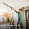 image:imageBissell CleanView Swivel Vacuum with Triple Action Brush Roll Swivel Steering Extension Wand EasyEmpty Dirt Tank MultiCyclonic Suction SystemBlue