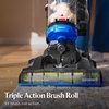 image:imageBissell CleanView Swivel Vacuum with Triple Action Brush Roll Swivel Steering Extension Wand EasyEmpty Dirt Tank MultiCyclonic Suction SystemBlue