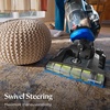 image:imageBissell CleanView Swivel Vacuum with Triple Action Brush Roll Swivel Steering Extension Wand EasyEmpty Dirt Tank MultiCyclonic Suction SystemBlue