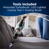 image:imageBissell ICONPet Turbo Vacuum with Powerful Turbo Boost Suction Tangle Free Brush Roll amp Parking Break LED Crevice  Dusting Brush Tool LED Motorized TurboBrush Tool amp Wall Mount Color May VaryTitanium and Black With Electric Blue Accents