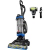 image:imageBissell CleanView Swivel Vacuum with Triple Action Brush Roll Swivel Steering Extension Wand EasyEmpty Dirt Tank MultiCyclonic Suction SystemBlue