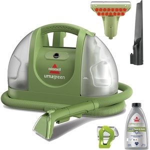 image:imageBISSELL Little Green Mini Portable Carpet and Upholstery Deep Cleaner CarAuto Detailer with HydroRinse SelfCleaning Tool and 4 Tough Stain Tool Tea Green 4075Little Green
