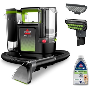 image:imageBISSELL Little Green Proheat Pet Portable Deep Cleaner with Heated Cleaning Technology SelfCleaning Tough Stain Tool and Pet Pro Oxy Triple Action Formula Included 3969Little Green Max Pet SmartMix