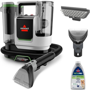 image:imageBISSELL Little Green Proheat Pet Portable Deep Cleaner with Heated Cleaning Technology SelfCleaning Tough Stain Tool and Pet Pro Oxy Triple Action Formula Included 3969Little Green ProHeat