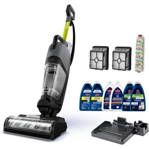 image:imageBissell CrossWave HydroSteam Deluxe Steam Mop 3in1 Wet Dry Vacuum Mop with Steam Function Hard Floor Cleaner Machine with Sanitize Formula Green 3515GCrossWave HydroSteam Deluxe
