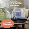 image:imageBISSELL Little Green Mini Portable Carpet and Upholstery Deep Cleaner CarAuto Detailer with HydroRinse SelfCleaning Tool and 4 Tough Stain Tool Limited Edition Color Lake 4075FLittle Green Mini Lake