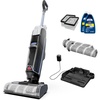 image:imageBissell CrossWave Edge Cordless Plus Wet Dry Vacuum amp Mop Floor Cleaner with ZeroGap Edge Cleaning TangleFree Brush Roll Extra Brush Rolls Filters Hard Floor Cleaner Solution Included 4329GCrossWave Edge Cordless Plus