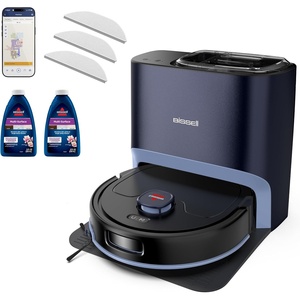 image:imageBissell FlexClean FurForce Robot Vacuum amp Mop with No Tangle Pet Brush Roll LiDAR Navigation amp Liftable Pad for Pet Hair Removal on Hard Floors amp Rugs 180min Runtime 60Day Dust Collection 4270LFlexClean FurForce