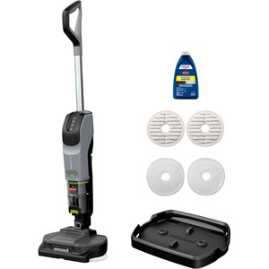 image:imageBissell Spinwave Cordless Pet Spin Mop 18V Electric Hard Floor Cleaner with Reusable Washable Pads Pet Stain Removal for Sealed Wood Tile amp Laminate Floors 23157Cordless  Vac