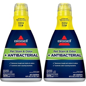 image:imageBissell Pet Stain amp Odor plus Antibacterial 2 in 1 Carpet Formula40 Fl Oz Pack of 2