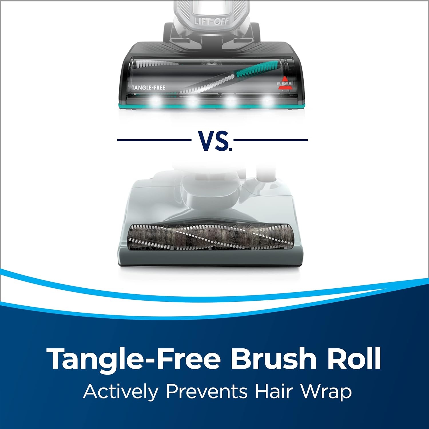 image:imageBissell MultiClean Allergen Rewind Pet Vacuum with HEPA Filter Sealed System Automatic Cord Rewind TangleFree Brush Roll amp LED Headlights 3405MulitClean LiftOff