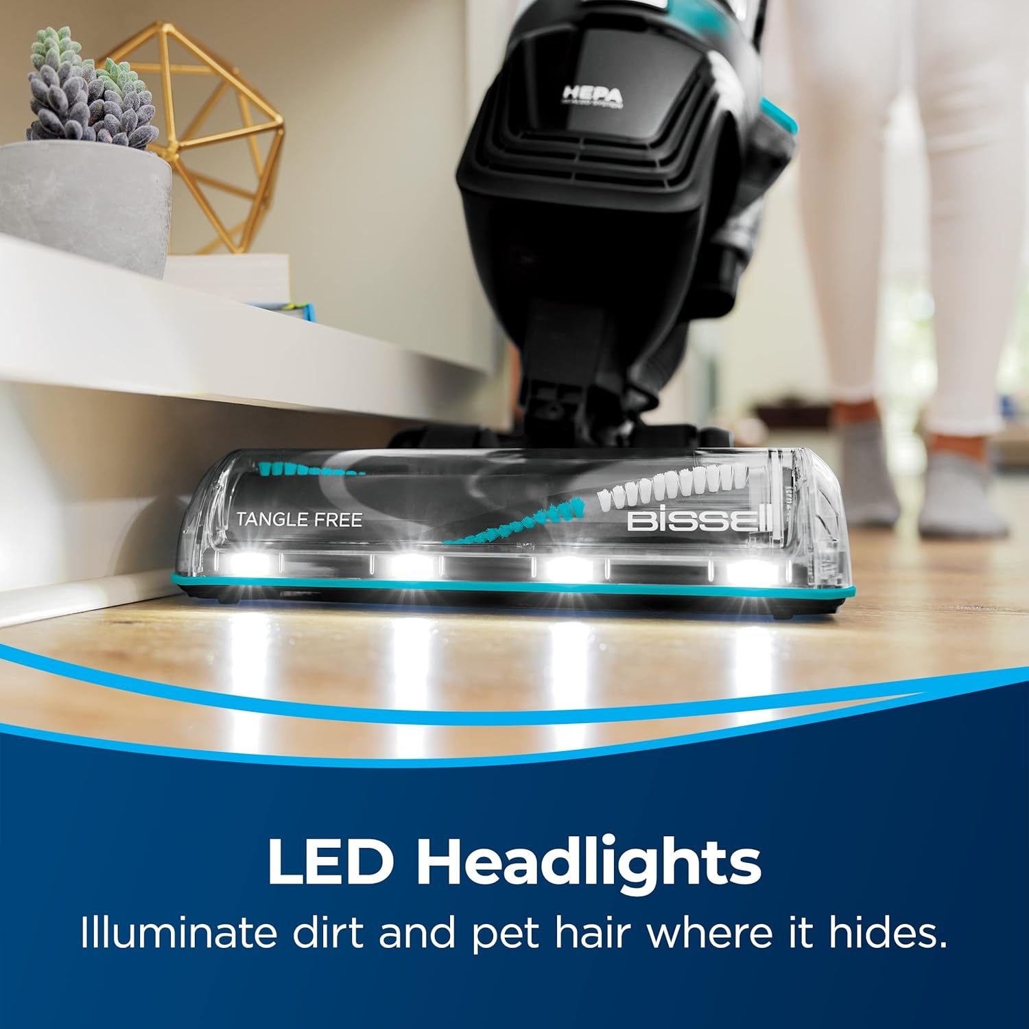 image:imageBissell MultiClean Allergen Rewind Pet Vacuum with HEPA Filter Sealed System Automatic Cord Rewind TangleFree Brush Roll amp LED Headlights 3405MultiClean Rewind