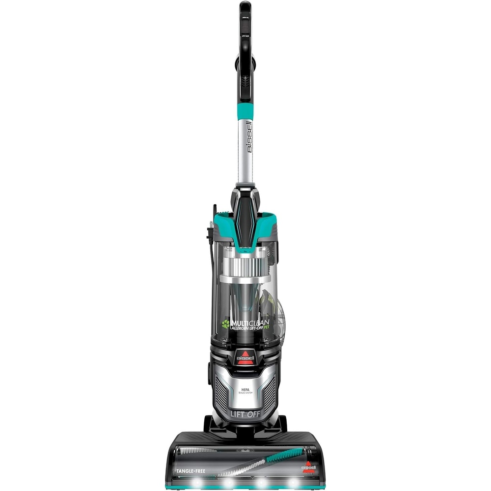 image:imageBissell MultiClean Allergen Rewind Pet Vacuum with HEPA Filter Sealed System Automatic Cord Rewind TangleFree Brush Roll amp LED Headlights 3405MulitClean LiftOff