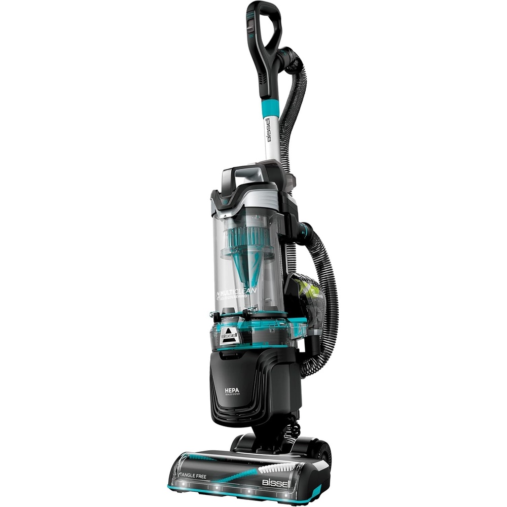 image:imageBissell MultiClean Allergen Rewind Pet Vacuum with HEPA Filter Sealed System Automatic Cord Rewind TangleFree Brush Roll amp LED Headlights 3405MultiClean Rewind