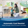 image:imageBissell MultiClean Allergen Rewind Pet Vacuum with HEPA Filter Sealed System Automatic Cord Rewind TangleFree Brush Roll amp LED Headlights 3405MultiClean Rewind