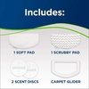 image:imageBissell PowerFresh Deluxe 1806 Steam Mop for Tile Hardwood amp Sealed Floors wBuiltin SpotBoost Brush Fast 30Second WarmUp Variable Steam Levels Fresh Scent Discs CompatiblePowerFresh Pet Steam Mop