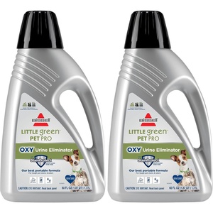 image:imageBISSELL Little Green PETPROOXY Formula for Portable Carpet Cleaners 60 oz 2034F60 Fl Oz Pack of 2
