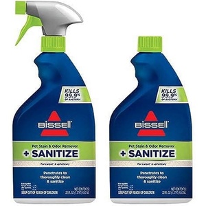 image:imageBissell Pet Stain amp Odor Remover  Sanitize Formula 22 oz 2 Pack 1129944 Fl Oz Pack of 1