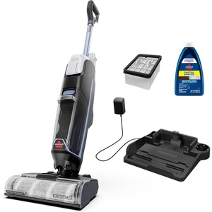 image:imageBISSELL CrossWave Edge Cordless Wet Dry Vacuum with Edge Cleaning TangleFree Pet Hair Brush Roll FreshStart Filter and Storage amp Rinse Tray Included 4329F