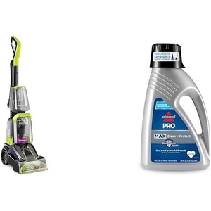 image:imageBundle of Bissell TurboClean PowerBrush Pet Carpet Cleaner 2987GreenBlack large  Bissell 78H63 Deep Clean Pro 4X Deep Cleaning Concentrated Carpet Shampoo 48 ounces  SilverTurboClean PowerBrush  Pro Max Stain Protect